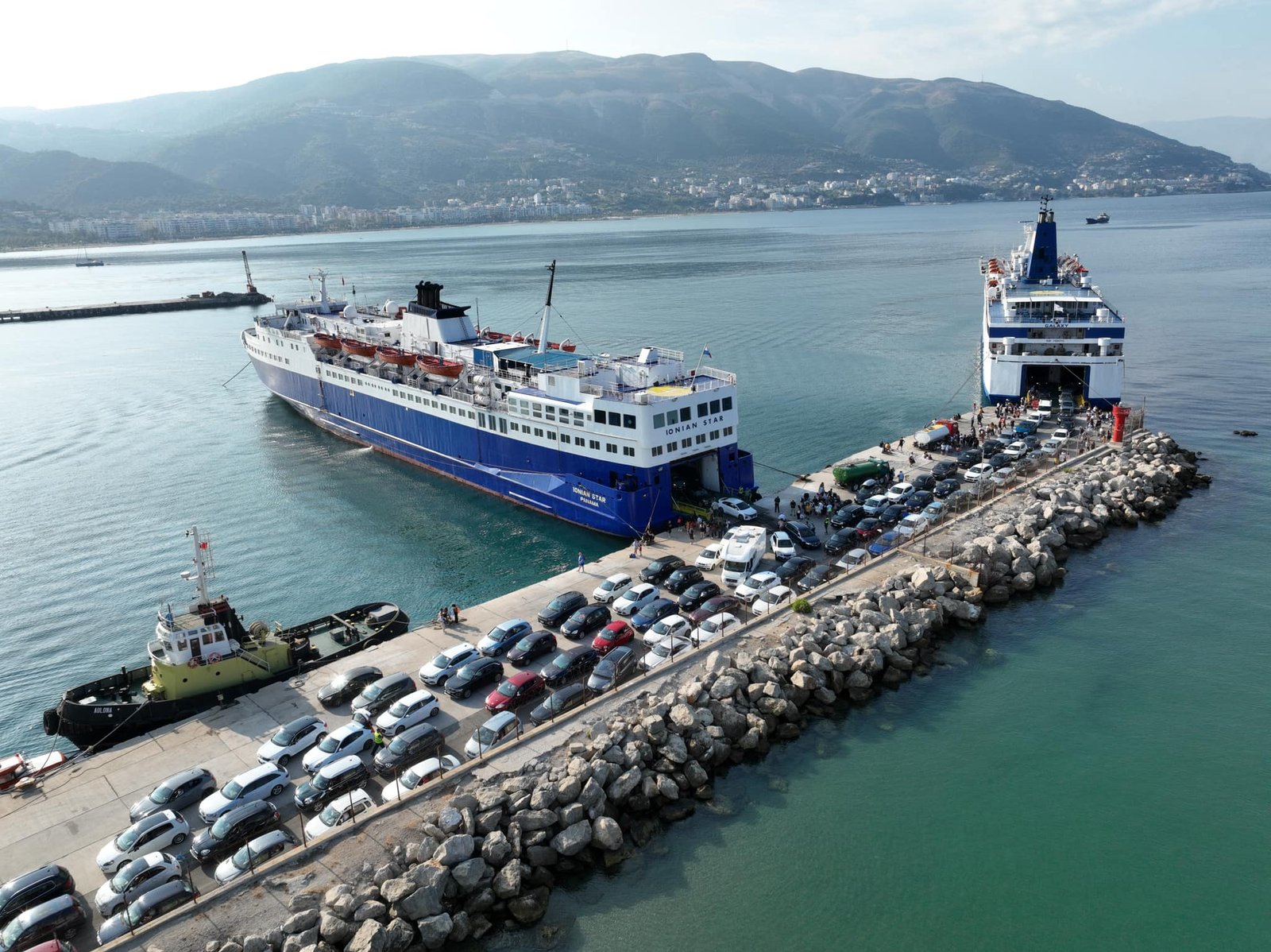 Vlorë, Albania, Adriatic riviera coast